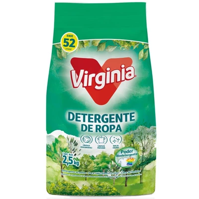 Virginia Detergente en Polvo 2.5 Kilos