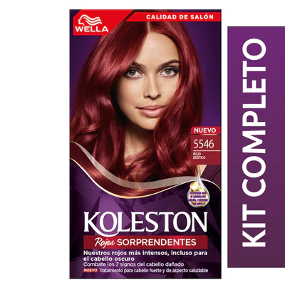 Koleston Kit Tintura Permanente 5546 Rojo Exótico