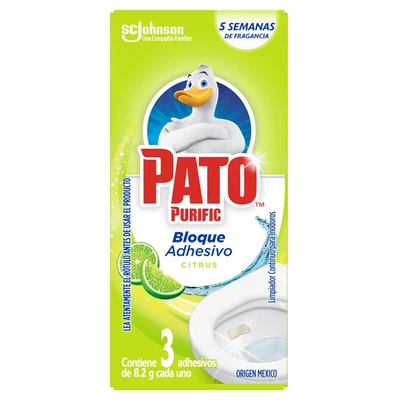 Pato Purific Adhesivo Inodoro Citrus