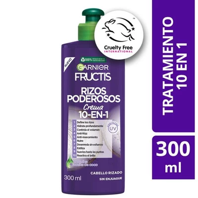 Fructis Crema 10 en 1 Rizos Poderosos 300 ml