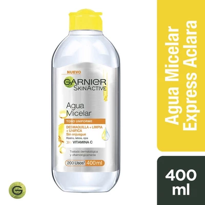 Garnier Skin Active Agua Micelar Express Aclara 400 ml