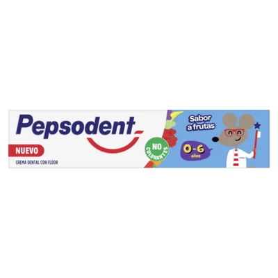 Pepsodent Pasta Dental Niño 6 Años Fruta 90 gr