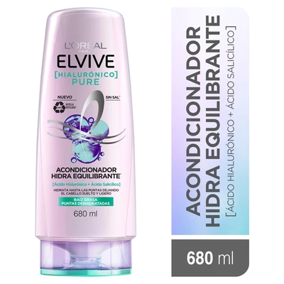 Elvive Acondicionador Hialurónico Pure 680 ml