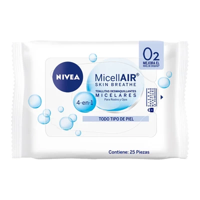 Nivea Toallitas Desmaquillantes Micellair Biodegradables