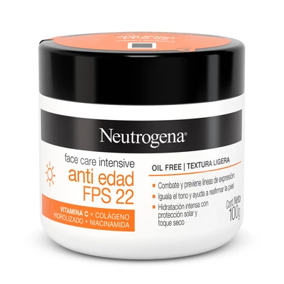 Neutrogena Crema Facial Care Intensive Antiedad FPS