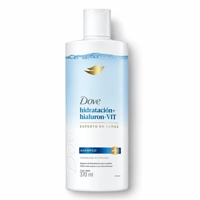 Dove Shampoo Hidratación + Ácido Hialurónico 370 ml