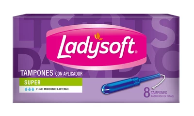 Ladysoft Tampones Súper 8 Unidades