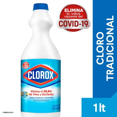 Clorox Cloro Tradicional 1 Litro