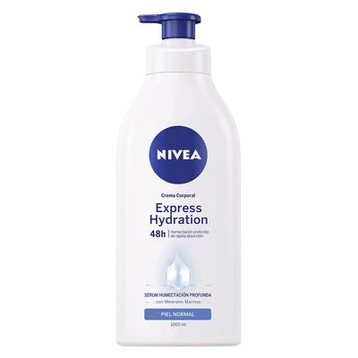 Nivea Crema Corporal Hidratación Express 1 Litro