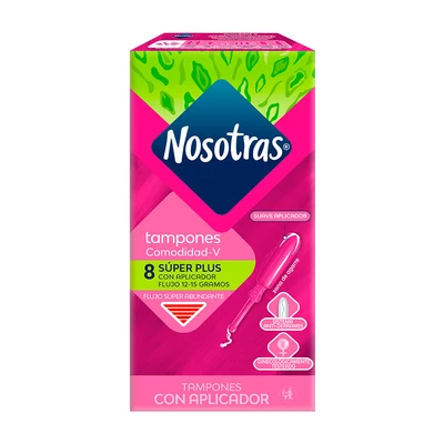 Nosotras Tampón Súper Plus 8 Unidades