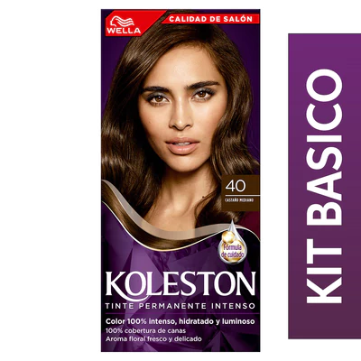 Koleston Tintura Permanente Tono 40 Castaño Medio