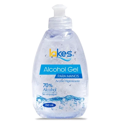 Lakes Alcohol Gel 70% Botella 350ml