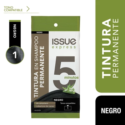 Issue Express Tintura Shampoo Negro 5 Min