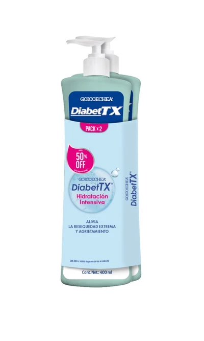 Goicoechea Crema Diabetic Tx Pack 2 Unidades 400 ml