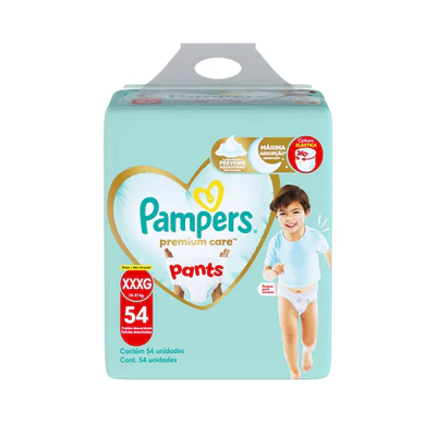 Pampers Pants Premium Care Talla XXXG 54 Unidades