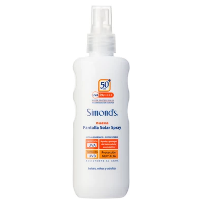 Simonds Protector Solar Spray FPS50 190 Ml
