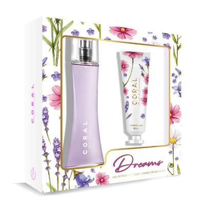 Coral Pack Colonia Dreams 100ml + Crema de Manos 50ml