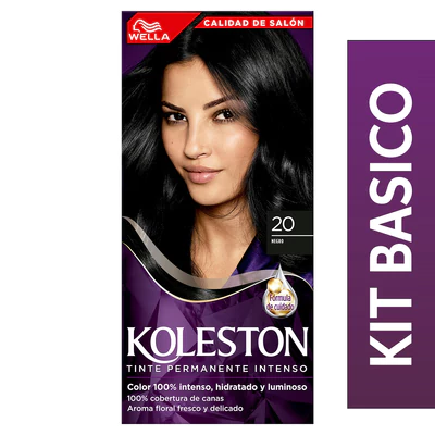 Koleston Tintura Permanente Tono 20 Negro