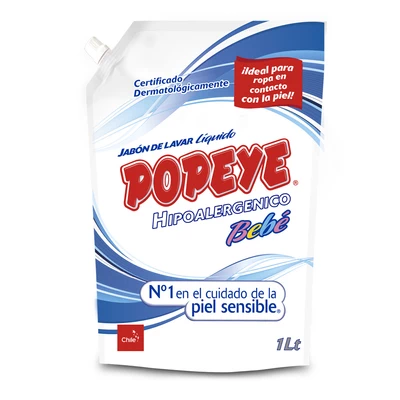 Popeye Jabón Líquido de Lavar Doypack 1L