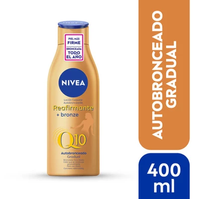 Nivea Crema Corporal Q10 Reafirmante + Autobronceante 400 ml