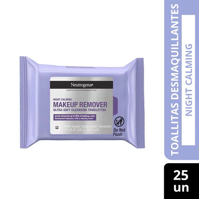 Neutrogena Toallitas Desmaquillantes Night Calming 25 unidades