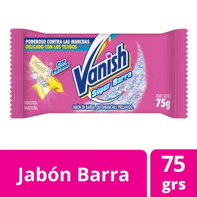 Vanish Quitamanchas Jabón Super Barra 75g