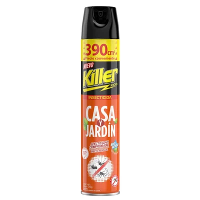Killer Insecticida Casa y Jardín Aerosol 390 cc