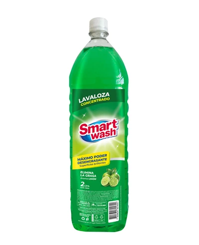 Smart Wash Lavalozas Limón 2 Litros