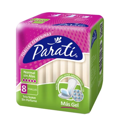 Para Ti Toalla Normal sin Alas 8 unidades