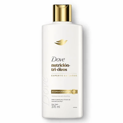 Dove Acondicionador Nutri+Tri Oleos 370 ml