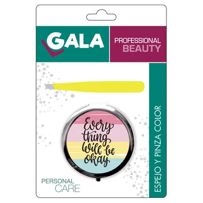 Gala Pinza de Cejas Color + Espejo