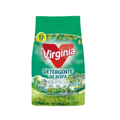 Virginia Detergente en Polvo 800 Gramos