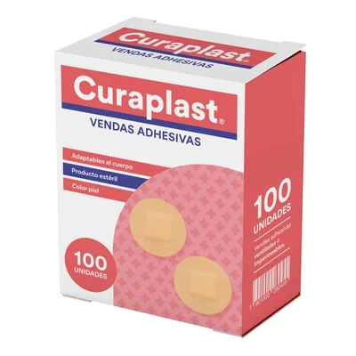 Curaplast Venda Adhesiva Spot 100 Unidades