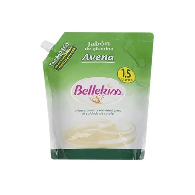 Bellekiss Jabón Líquido Avena Doypack 1.5 L