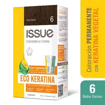 Issue Tintura Permanente Kit Eco Keratina 6