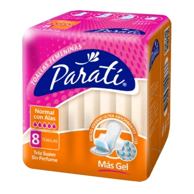 Para Ti Toalla Normal Tela Suave con Alas 8 unidades