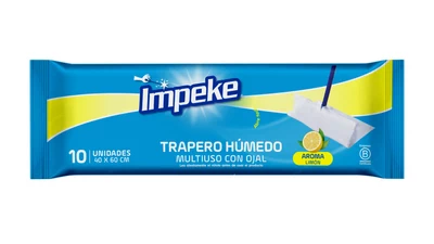 Impeke Traperos Húmedos Desechables Aroma Limón 10 Unidades