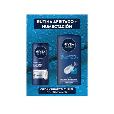 Nivea Men Pack Espuma de Afeitar Hydro Care + Crema Corporal