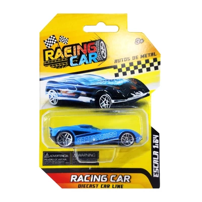 Racing Car Auto Carrera Metálico 1:64