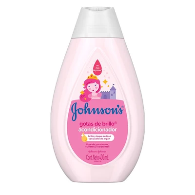 Johnsons Baby Acondicionador Gotas de Brillo 400 ml