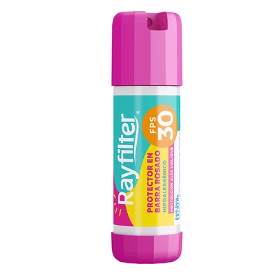 Rayfilter Protector Solar Barra FPS30 Rosado 6g