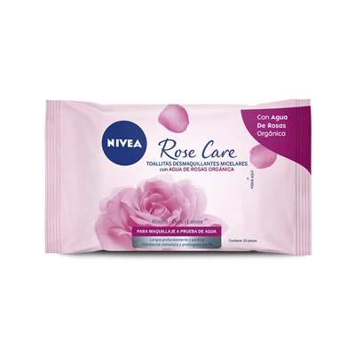 Nivea Toallitas Desmaquillantes Rose Care Biodegradables