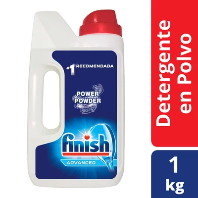 Finish Lavavajillas Detergente Polvo Frasco 1 Kg