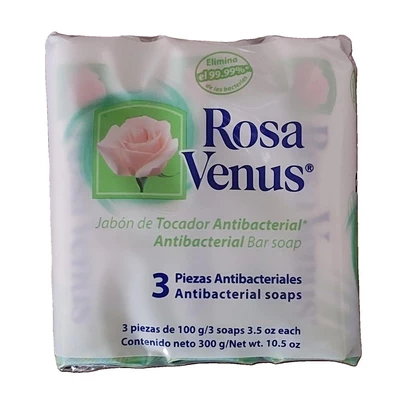 Rosa Venus Jabón Barra Verbena Pack 3 x 100g