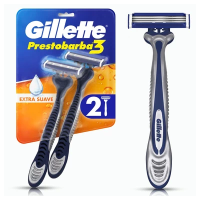 Prestobarba Máquina Desechable 2 Unidades