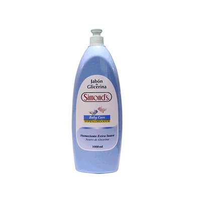 Simonds Jabón Líquido Neutro Glicerina 1 Litro