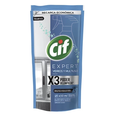 Cif Expert Limpiavidrios y Multiuso Doypack 450 ml