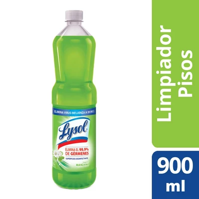 Lysol Limpiapisos Manzana Verde 900 Ml