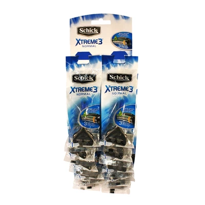 Xtreme3 Máquina Afeitar Piel Normal 12 Unidades