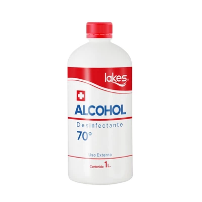 Lakes Alcohol Desnaturalizado 70° 1 Litro